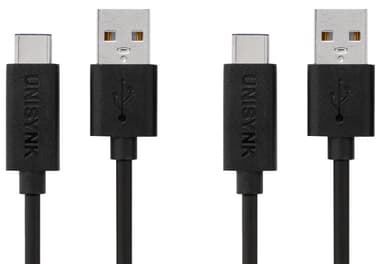 Unisynk USB-C 2.0-kabel (2-pack)
