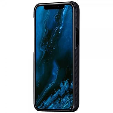 Pitaka iPhone 12 Deksel MagEZ Case Svart/Grå Twill
