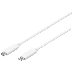 Sandstrøm USB-C kabel 1,2 m (hvit)