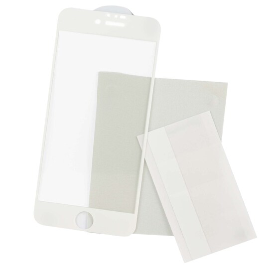Sandstrøm 3D Curved Glass iPhone 6/7/8/SE Gen. 2 (hvit)