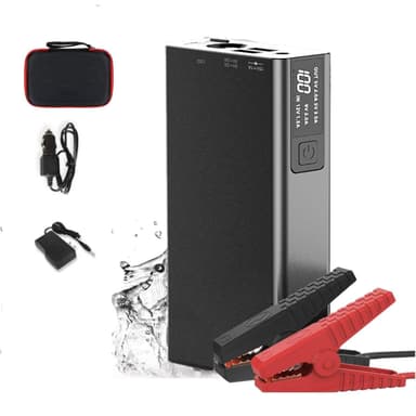 Starthjelpsystem Jump Starter 9000 mAh med nødlader