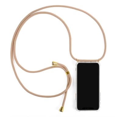 iPhone 11 Pro-deksel med halskjede Khaki