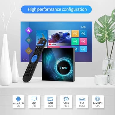 6K Android 10.0 HD Smart TV Box 2 GB + 16 GB