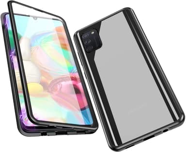Mobildeksel Samsung Galaxy A31 dobbeltsidig herdet glass Svart