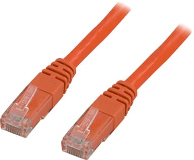 DELTACO U / UTP Cat5e patchkabel 1m, oransje