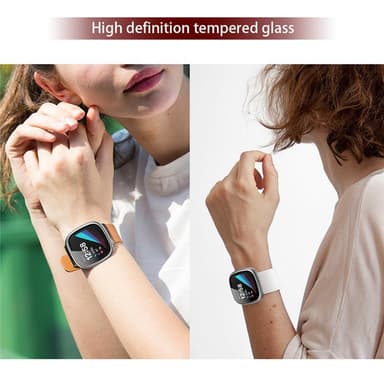 Skjermbeskytter / skall Fitbit Versa 3 Rose gull