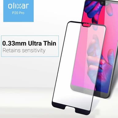 Skjermbeskytter Huawei P20 Herdet Glass Svart