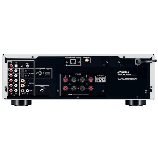 Yamaha 2.1 stereo receiver R-N602 (sølv)