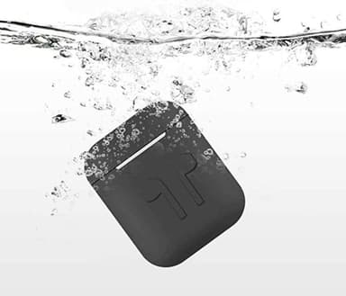 Veske til AirPods 1/2 med snor og skjell - Svart