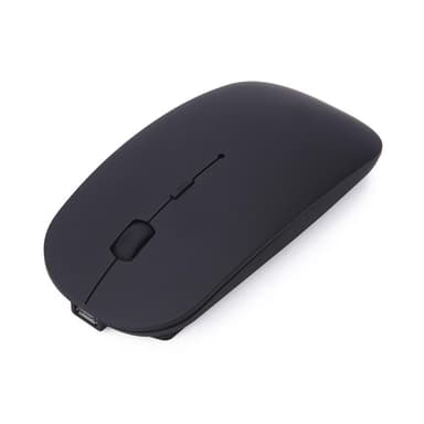 Trådløs datamus - Bluetooth, oppladbar, svart