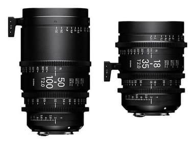 Sigma CINE 18-35mm  CINE 50-100mm T2 PL