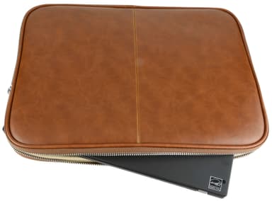 Sandstrøm 13" laptop PU læretui (brun)