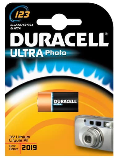 Duracell Ultra fotobatteri 123