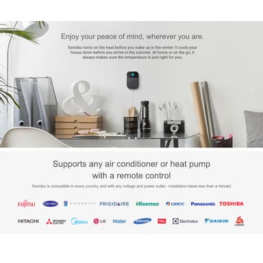 Sensibo Sky AC- og varmepumpekontroll (hvit)