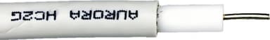 QNect DixiCoax Class A antennekabel (hvit/100 m)