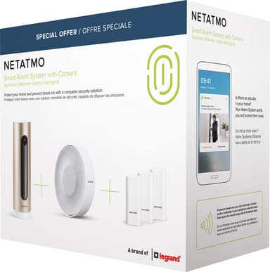 Netatmo smart sikkerhetssystem med kamera