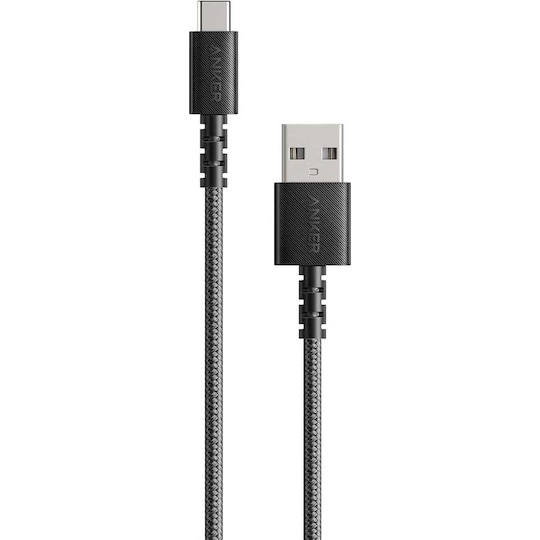 Anker PowerLine Select Plus USB-A til USB-C kabel 0,9 m (sort)