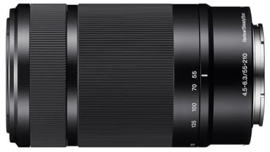 Sony SEL55210 55-210 mm telezoomobjektiv (sort)