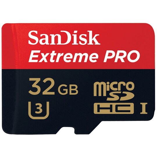 SanDisk Extreme PRO microSDHC 32 GB minnekort