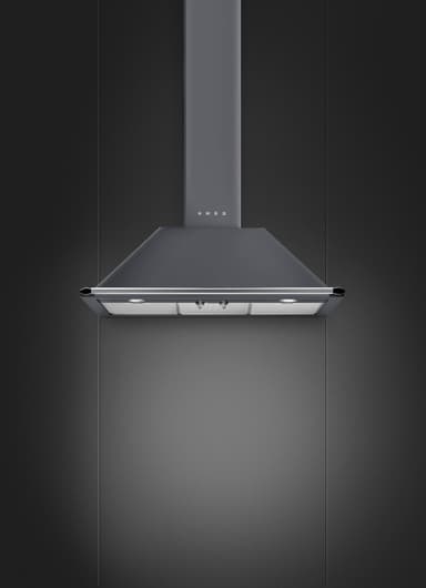 Smeg Victoria veggmontert ventilator KT90GRE (grå)