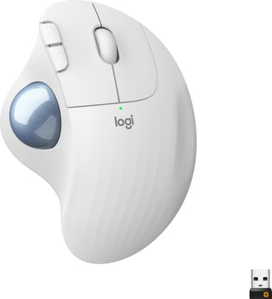 Logitech Ergo M575 mus (hvit)