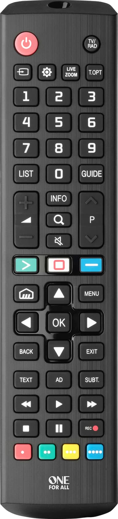 One For All URC 4911 LG TV erstatningsfjernkontroll