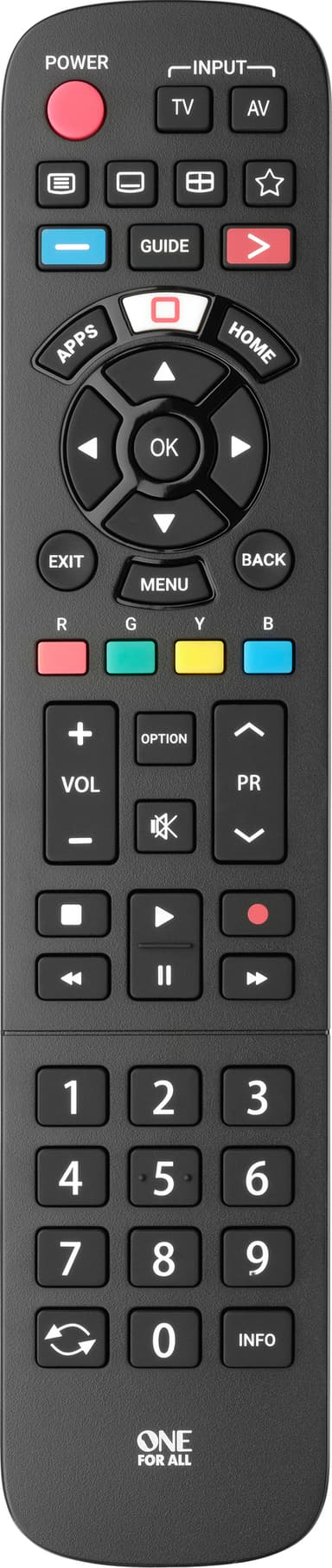 One For All URC 4914 Panasonic TV erstatningsfjernkontroll