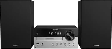 Philips mikromusikkanlegg TAM4205/12 (sort/sølv)