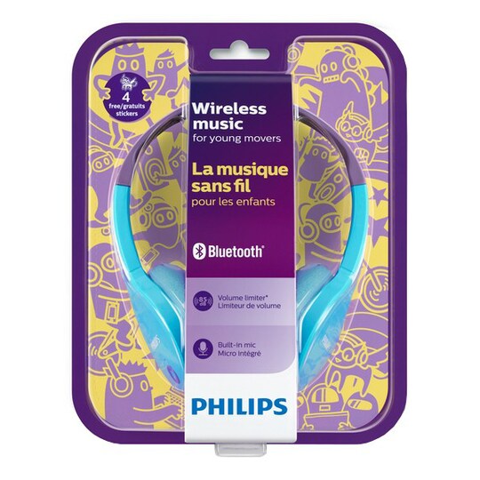 Philips Kids trådløse on-ear hodetelefoner SHK4000PP