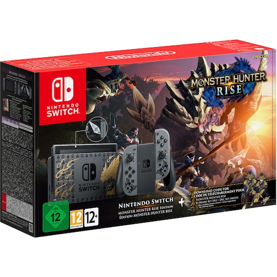 Nintendo Switch Monster Hunter Rise Edition spillkonsoll