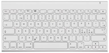 Sandstrøm Bluetooth-tastatur (hvit)