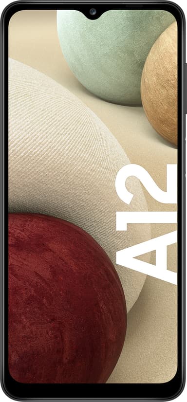 Samsung Galaxy A12 smarttelefon 4/64GB (sort)