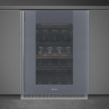 Smeg Linea vinskap CVI138RS3 (sølv)