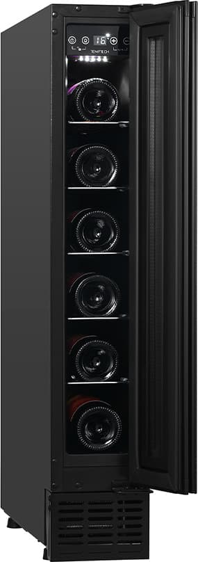 Temptech Oslo vinskap OBIU15SBB (sort)