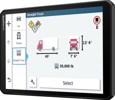 Garmin Dezl LGV800 GPS til lastebil (sort)