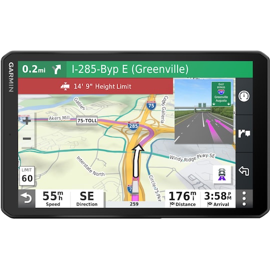 Garmin Dezl LGV800 GPS til lastebil (sort)