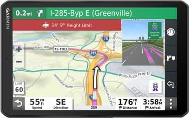 Garmin Dezl LGV800 GPS til lastebil (sort)