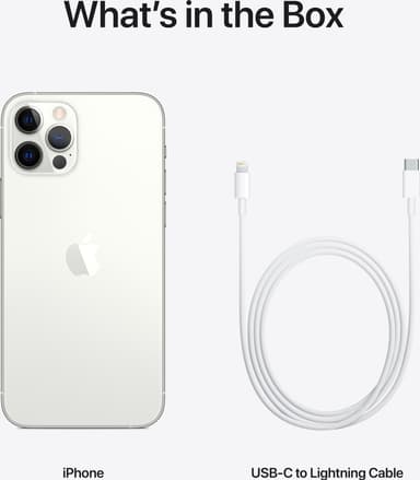 iPhone 12 Pro Max - 5G smarttelefon 512 GB (sølv)