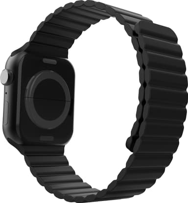 Puro Icon Link sportsreim i silikon til Apple Watch 38-41 mm (sort)