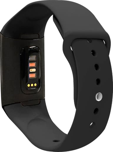 Puro Icon sportsreim i silikon til Fitbit Charge 4/3 (sort)