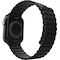 Puro Icon Link sportsreim i silikon til Apple Watch 42-45 mm (sort)