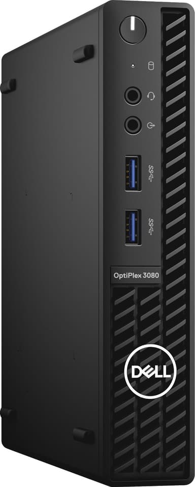 Dell OptiPlex 3080 MFF i3/8/256GB stasjonær mini-PC (sort)