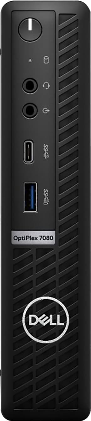 Dell OptiPlex 7080 MFF stasjonær mini-PC i5/8/256 GB (sort)