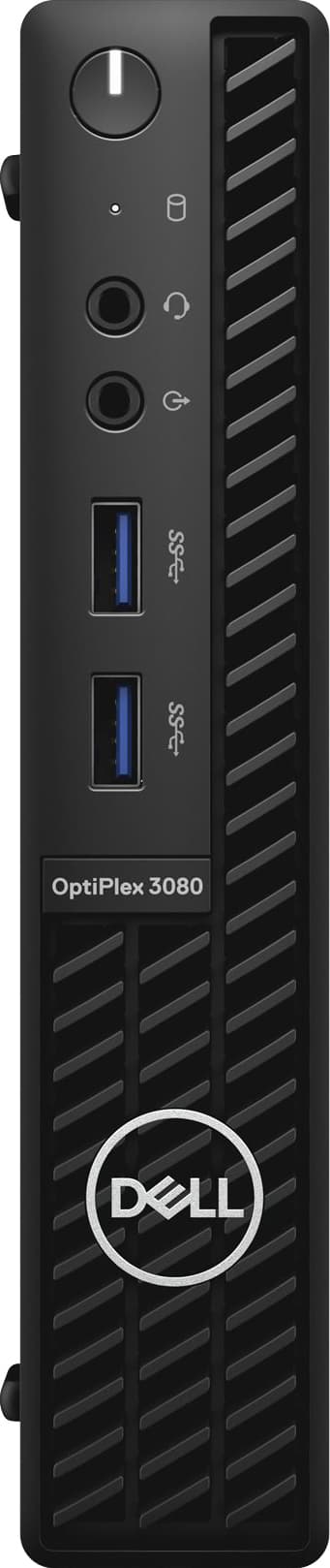 Dell OptiPlex 3080 MFF i3/8/256GB stasjonær mini-PC (sort)