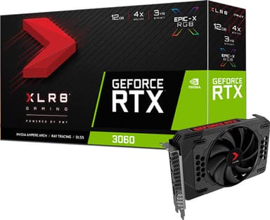 PNY GeForce RTX 3060 12GB XLR8 Gaming REVEL EPIC-X RGB-grafikkort