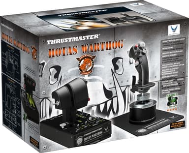 Thrustmaster Hotas Warthog PC throttle og joystick