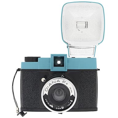 Lomo Diana F Kamera og blits