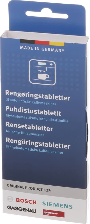 Bosch rensetabletter til kaffemaskin BSH352746