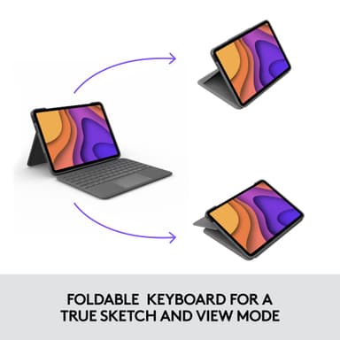 Logitech Folio Touch deksel med tastatur til iPad Air (4. generasjon)