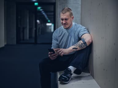 Polar Verity Sense optisk pulsmåler M-XXL (sort)